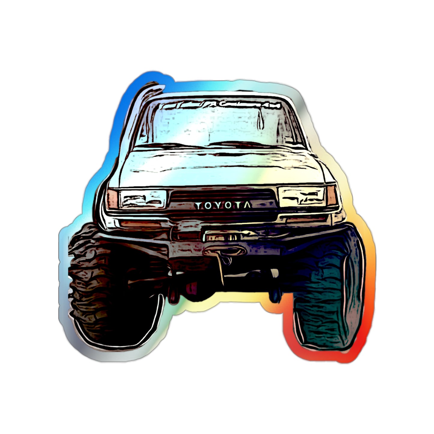 80 Series Holographic Sticker