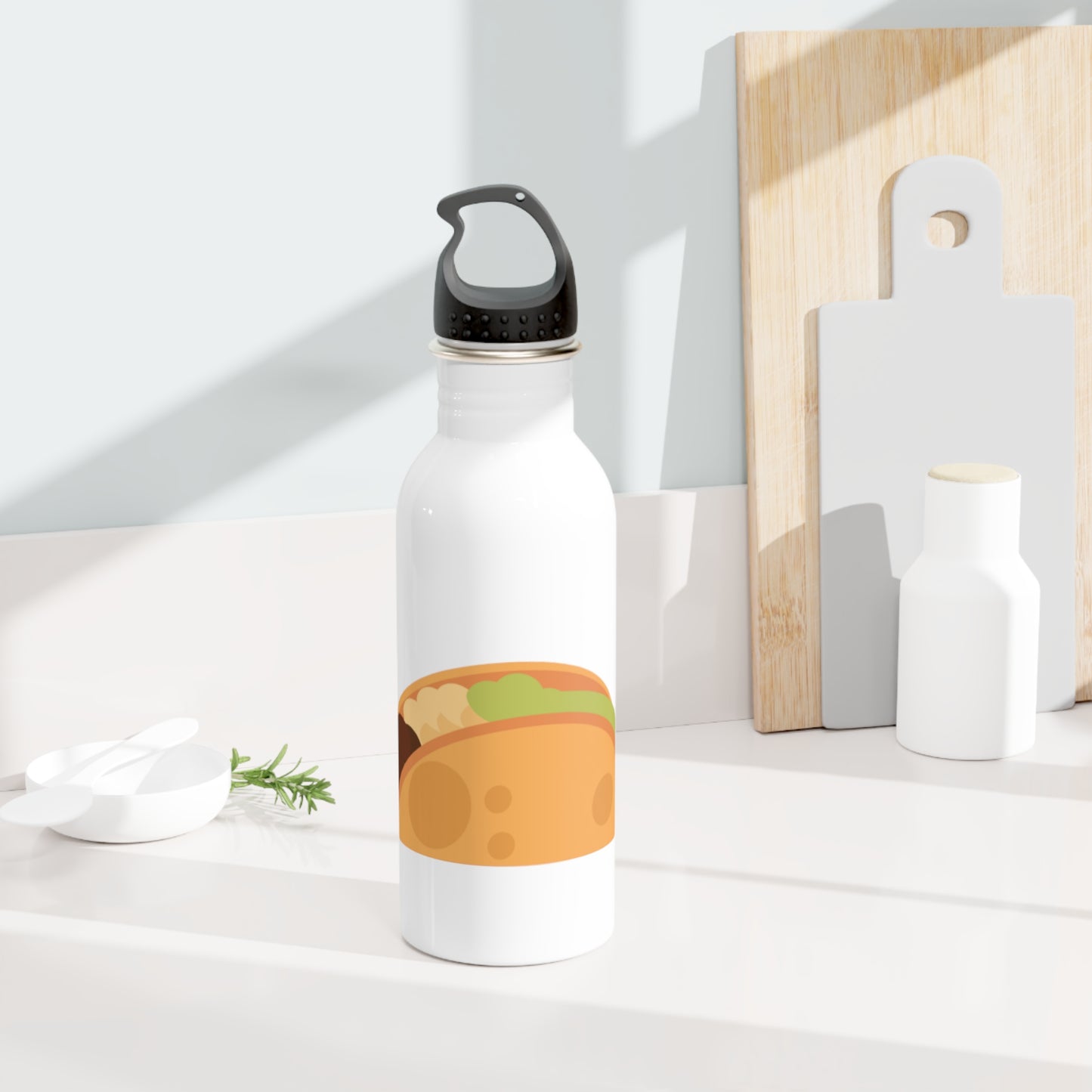 Taco Stainless Steel Water Bottle