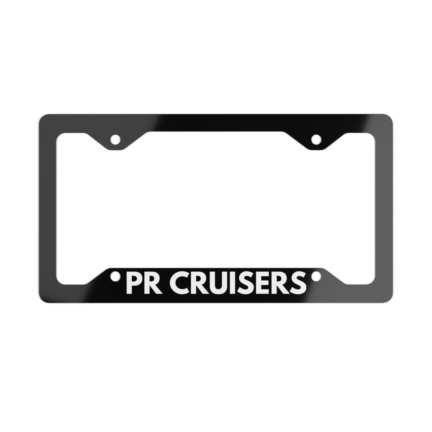 PR Cruisers Metal License Plate Frame