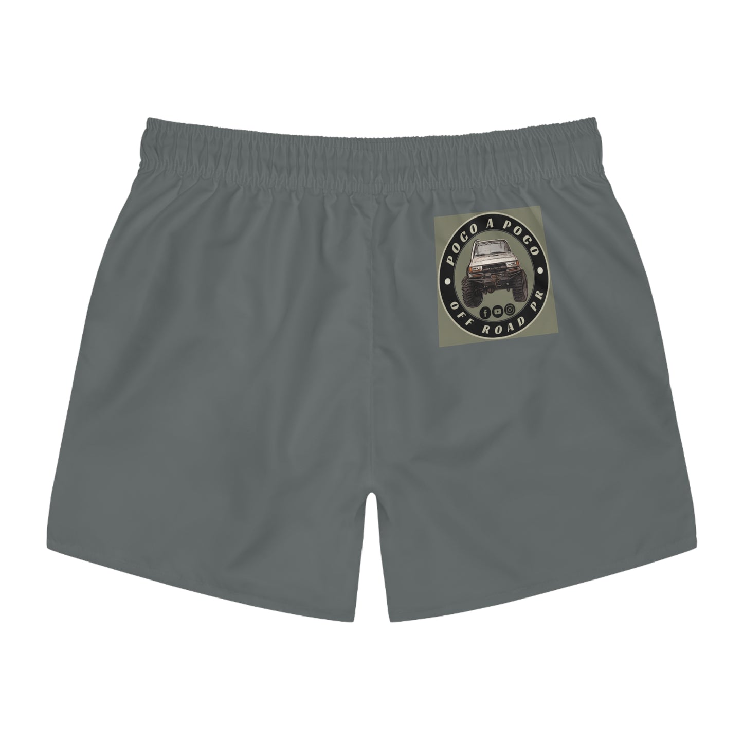 Poco A Poco Shorty Swim Gray