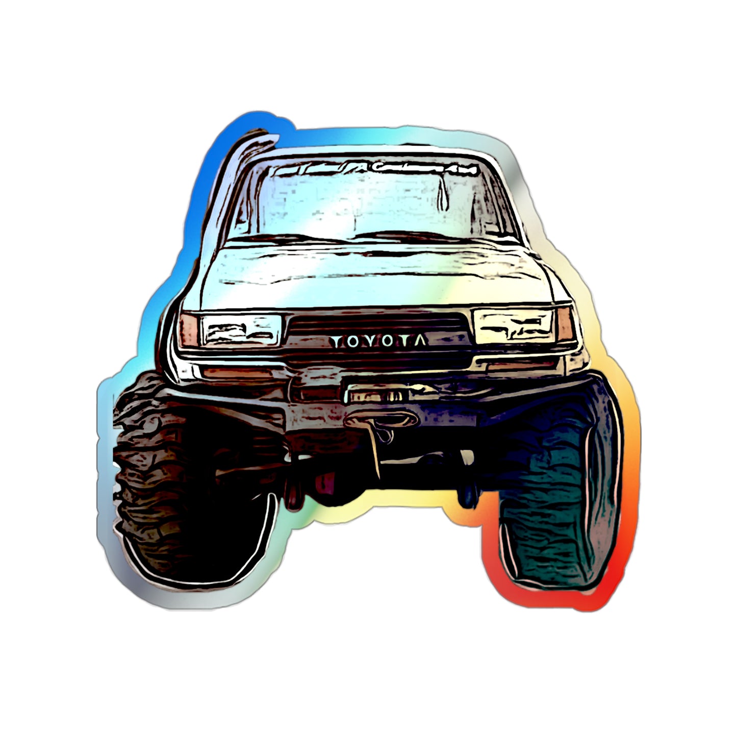 80 Series Holographic Sticker