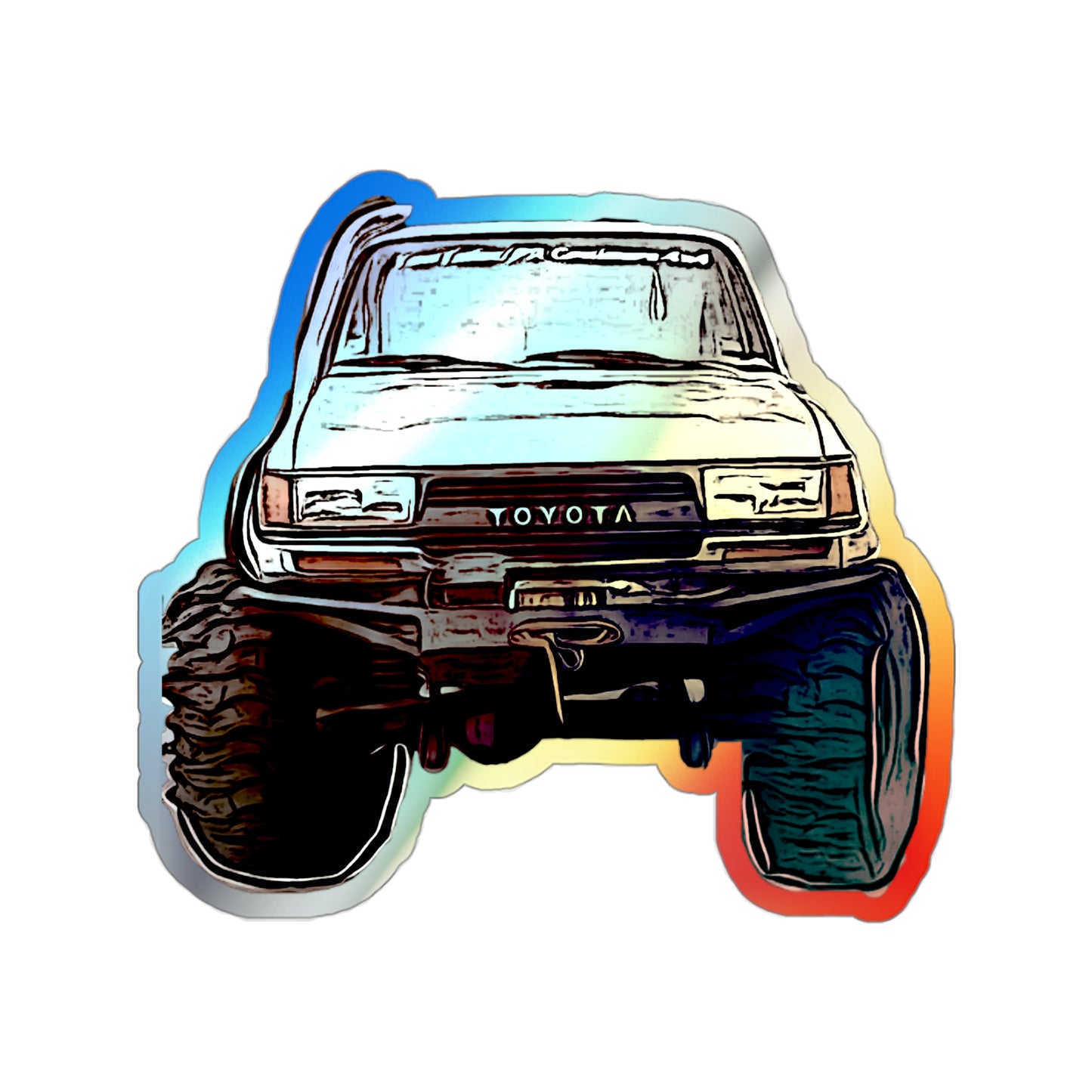 80 Series Holographic Sticker