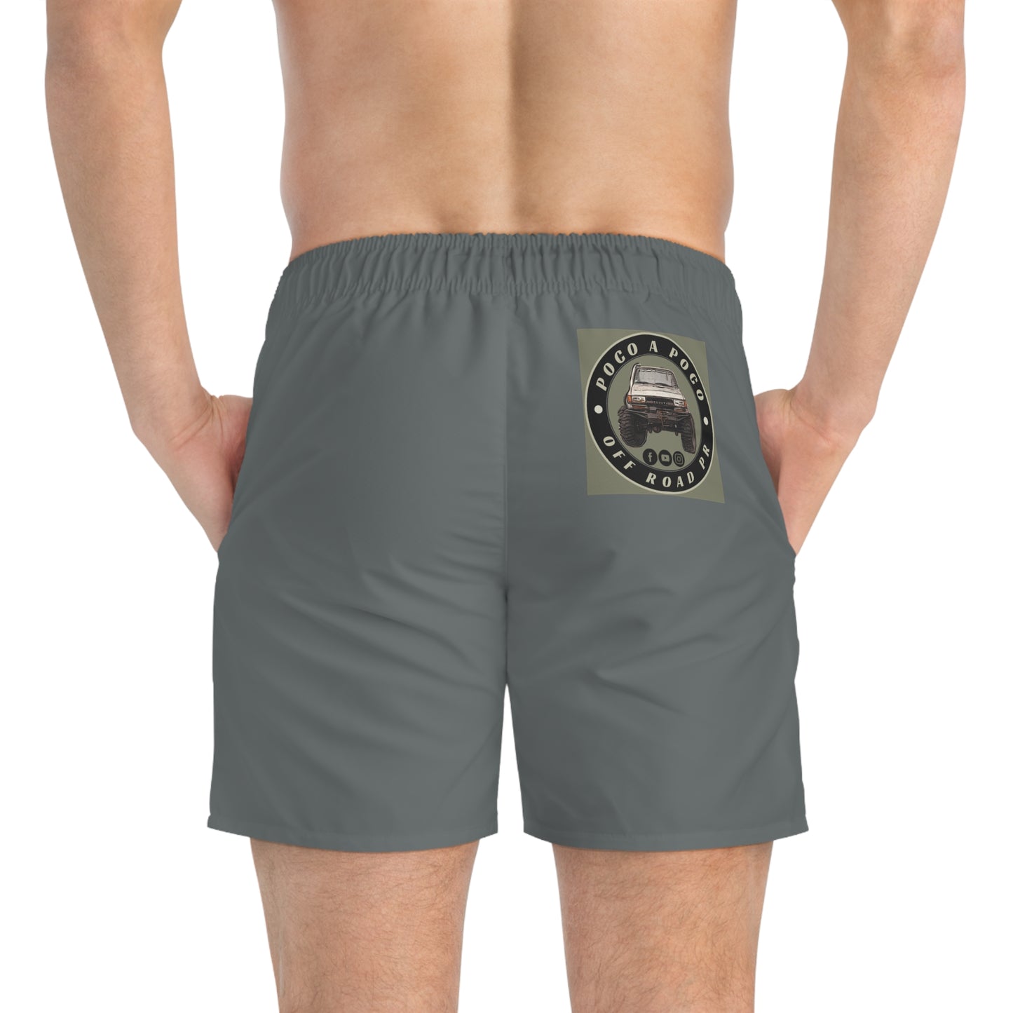 Poco A Poco Shorty Swim Gray